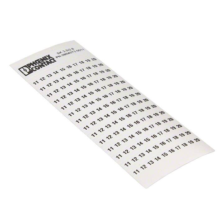 0804073:0011 Phoenix Contact  Strisce di marcatura per morsettiere